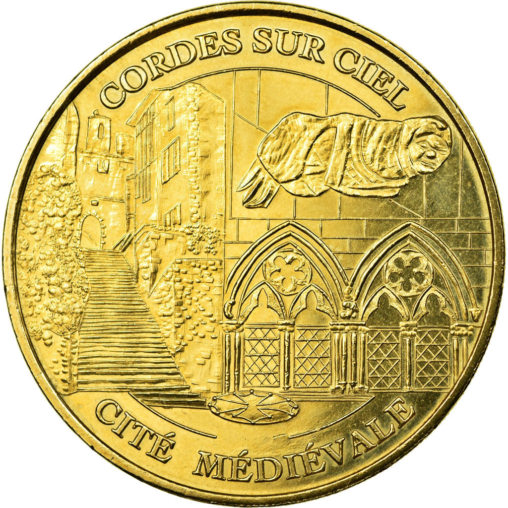 France, Jeton, Jeton Touristique, Cordes-sur-Ciel - Cité médiéviale, 2005