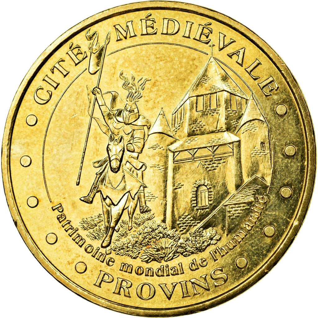 France, Jeton, Jeton Touristique, Provins - Cité médiévale, 2008, MDP, SUP