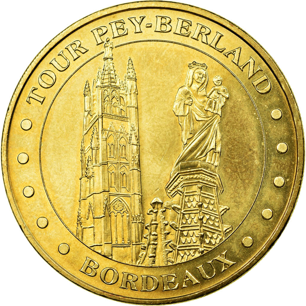 France, Token, Touristic token, 33/ Tour Pey-Berland - Bordeaux, 2009, MDP