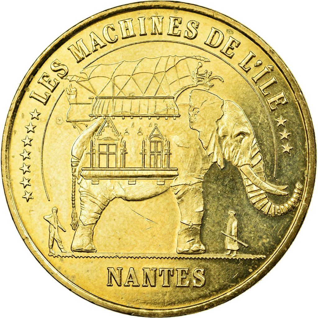 France, Token, Touristic token, Nantes -  Les machines de l'ile n°1, 2007, MDP