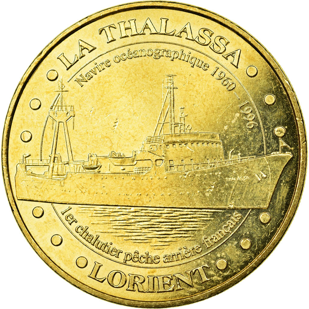 France, Token, Touristic token, Lorient -  Musée Bateau Thalassa, 2008, MDP