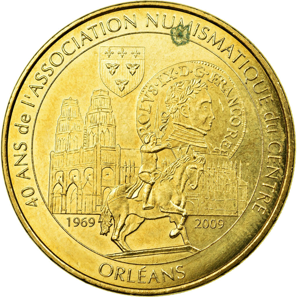 France, Token, Touristic token, Orléans - 40 ans de l'Association Numismatique