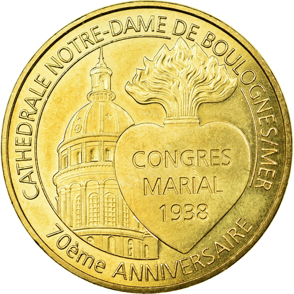 Francia, Token, Touristic token, 62/ Cathédrale Notre-Dame - Boulogne, 2008