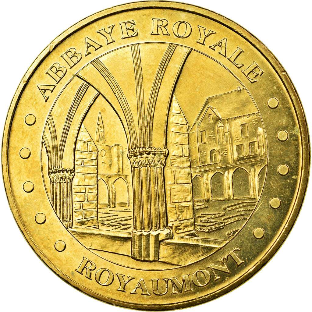 Francia, Token, Touristic token, La Roche-Guyon  - Abbaye de Royaumont n°2