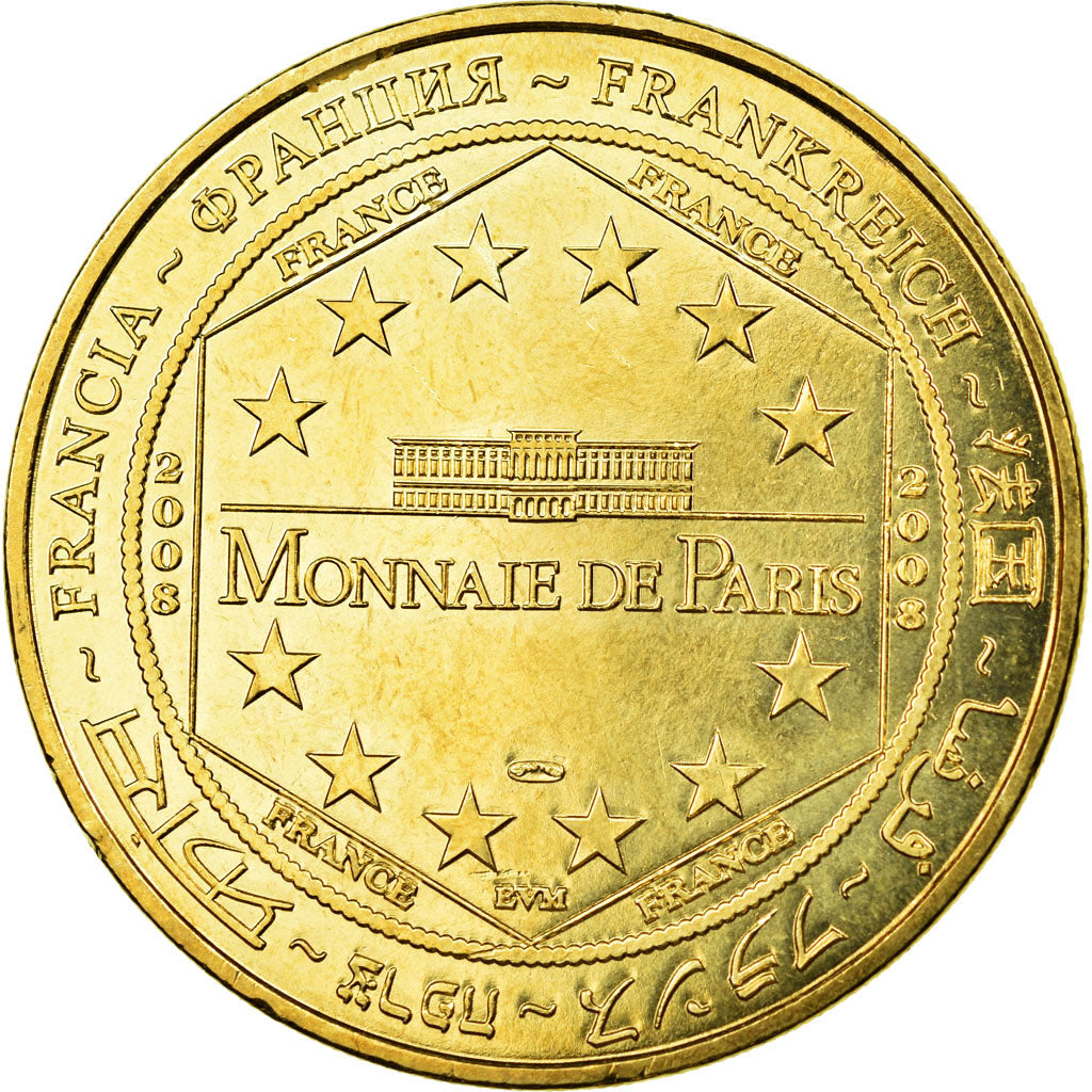 France, Token, Touristic token, 37/ Clos Lucé - Amboise, 2008, MDP, AU(55-58)