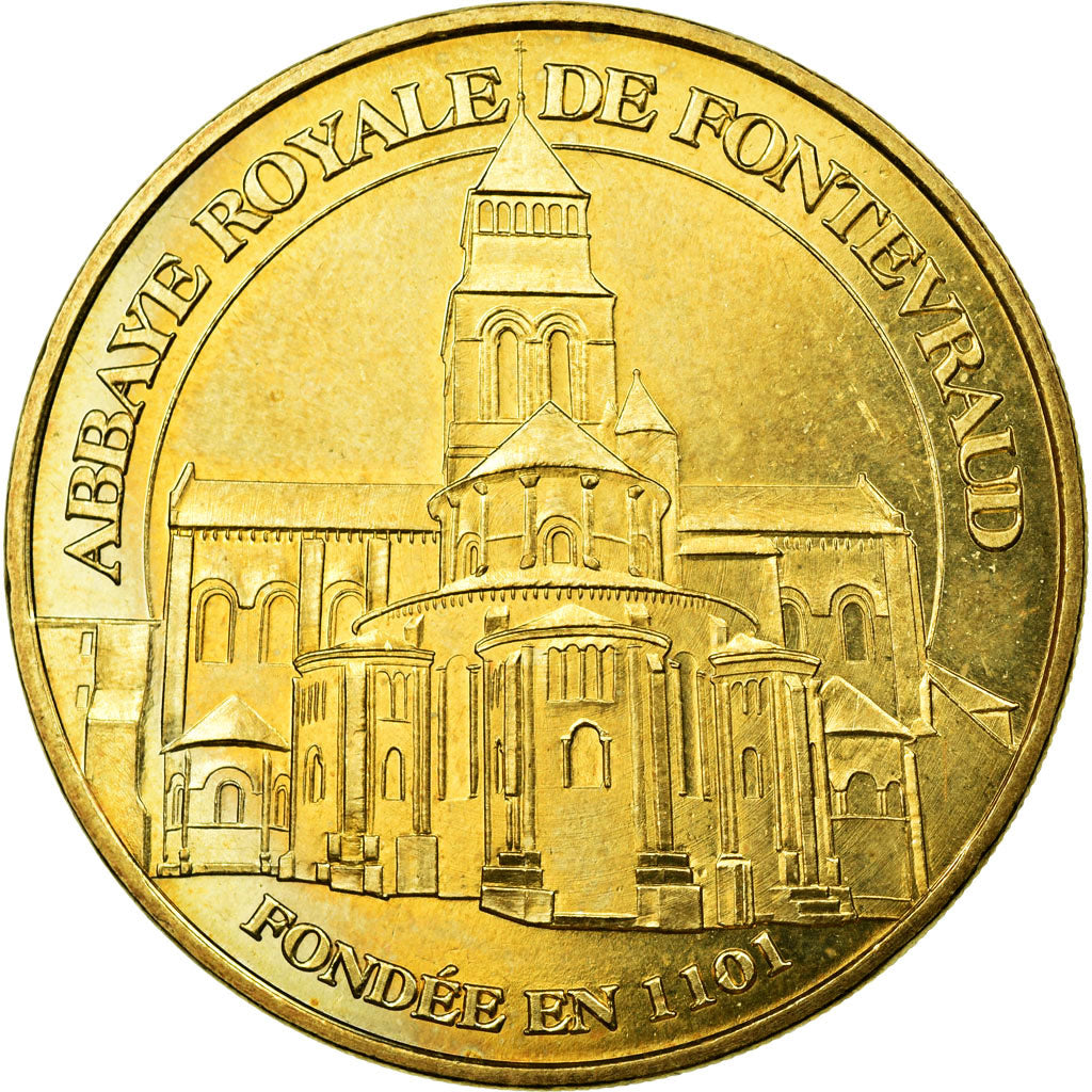 France, Token, Touristic token, Fontevraud - Abbaye royale n°3, 2007, MDP