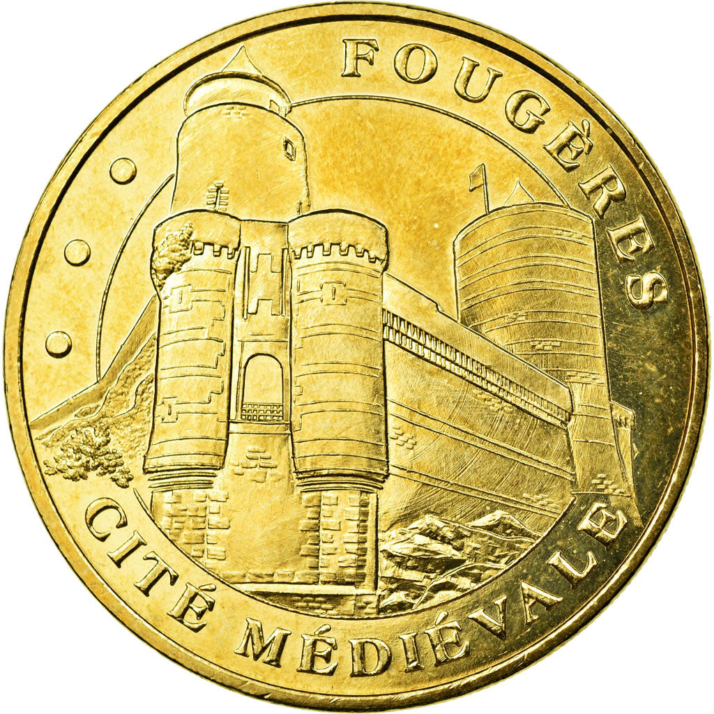 Frankrijk, Token, Toeristisch fiche, Fougères - Cité médiévale n° 2, 2009