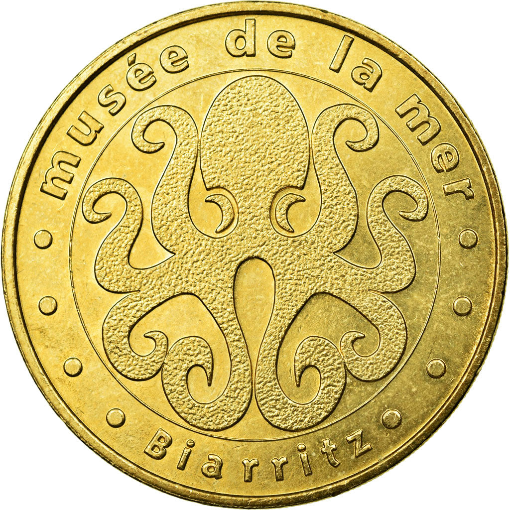 Francia, Token, Touristic token, Biarritz - Musée de la Mer n°1, 2005, MDP