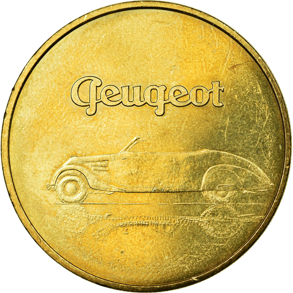 France, Token, Touristic token, Sochaux - Peugeot - 402 éclipse, 2010, MDP