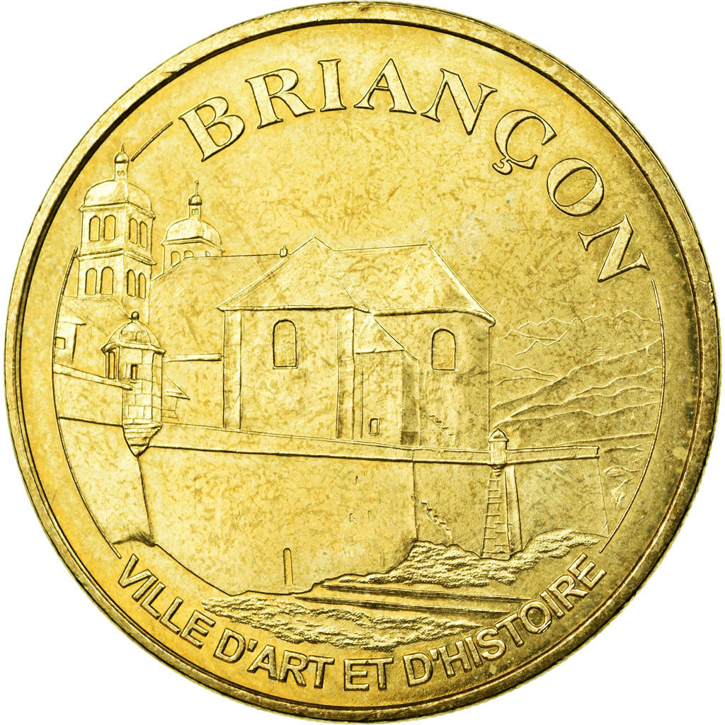France, Token, Touristic token, Briançon - Ville d'Art et d'Histoire, 2008
