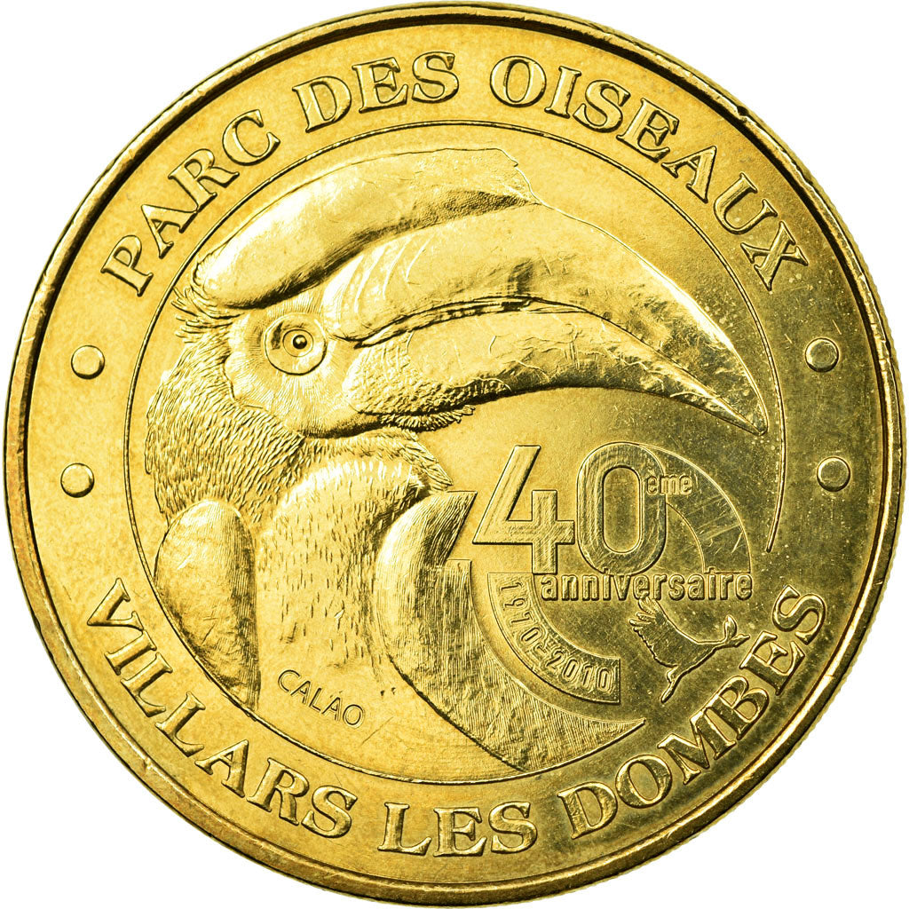 France, Token, Touristic token, Villars-les-Dombes - Parc des Oiseaux n°3