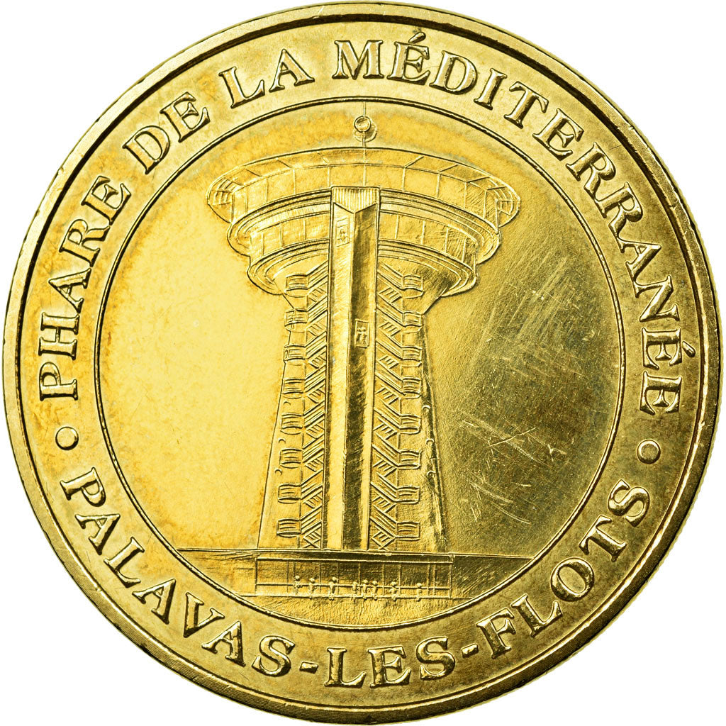 France, Token, Touristic token, 34/ Phare de la Méditerranée - Palavas, 2009