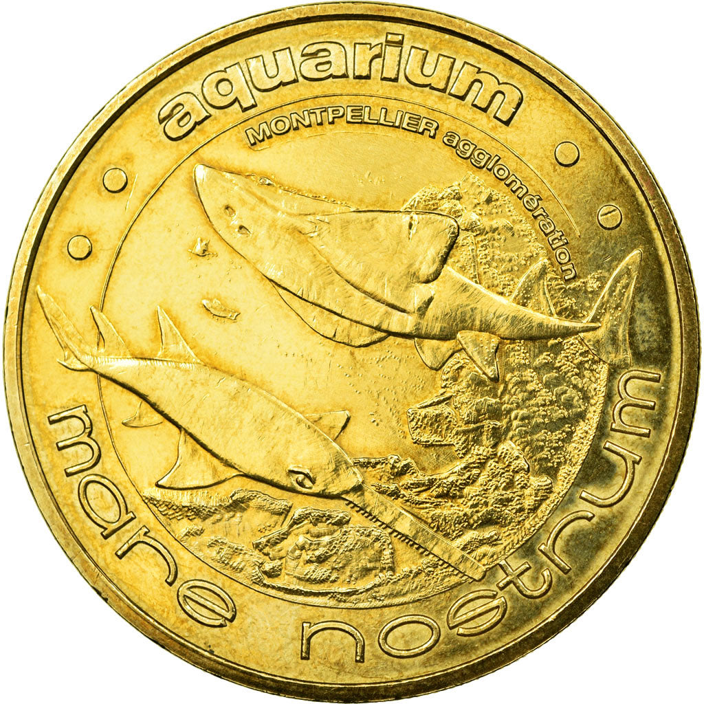 France, Token, Touristic token, Montpellier -  Aquarium Mare Nostrum n°1, 2009