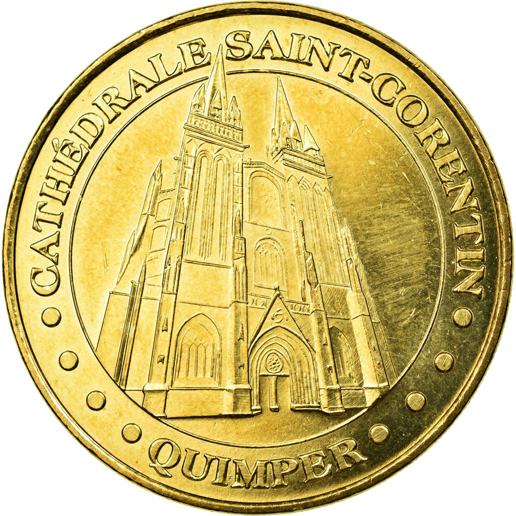France, Token, Touristic token, Quimper - Cathédrale Saint-Corentin n°1, 2007