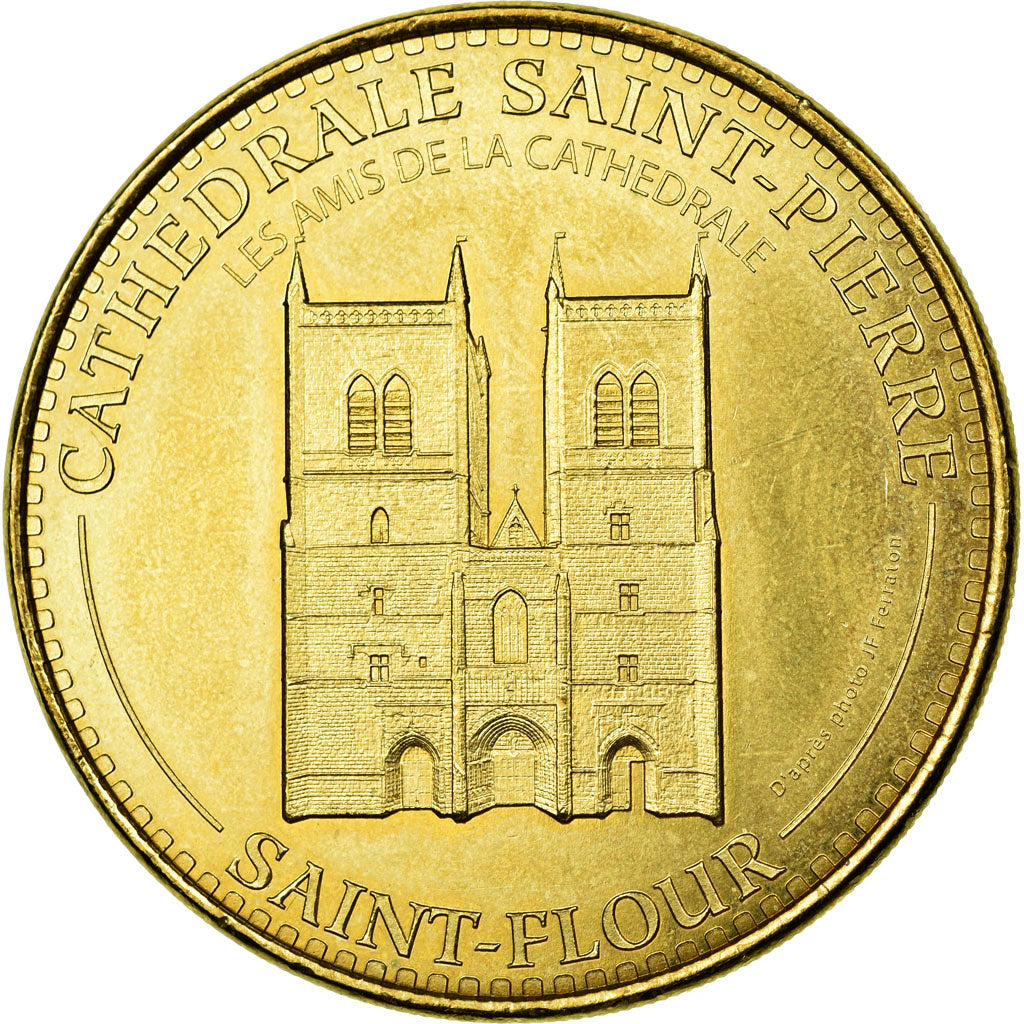Francia, Token, Touristic token, 15/ Cathédrale Saint-Pierre - Saint-Flour