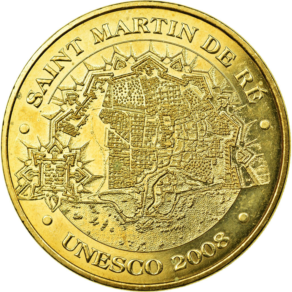 France, Jeton, Jeton Touristique, Saint-Martin-de-Ré n°3 - Unesco 2008, 2009