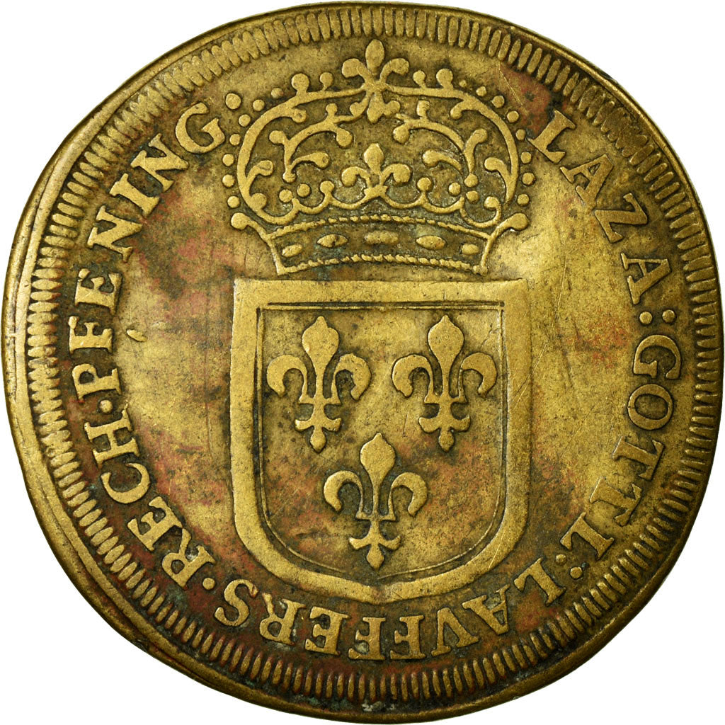 France, Token, Royal, AU(50-53), Brass