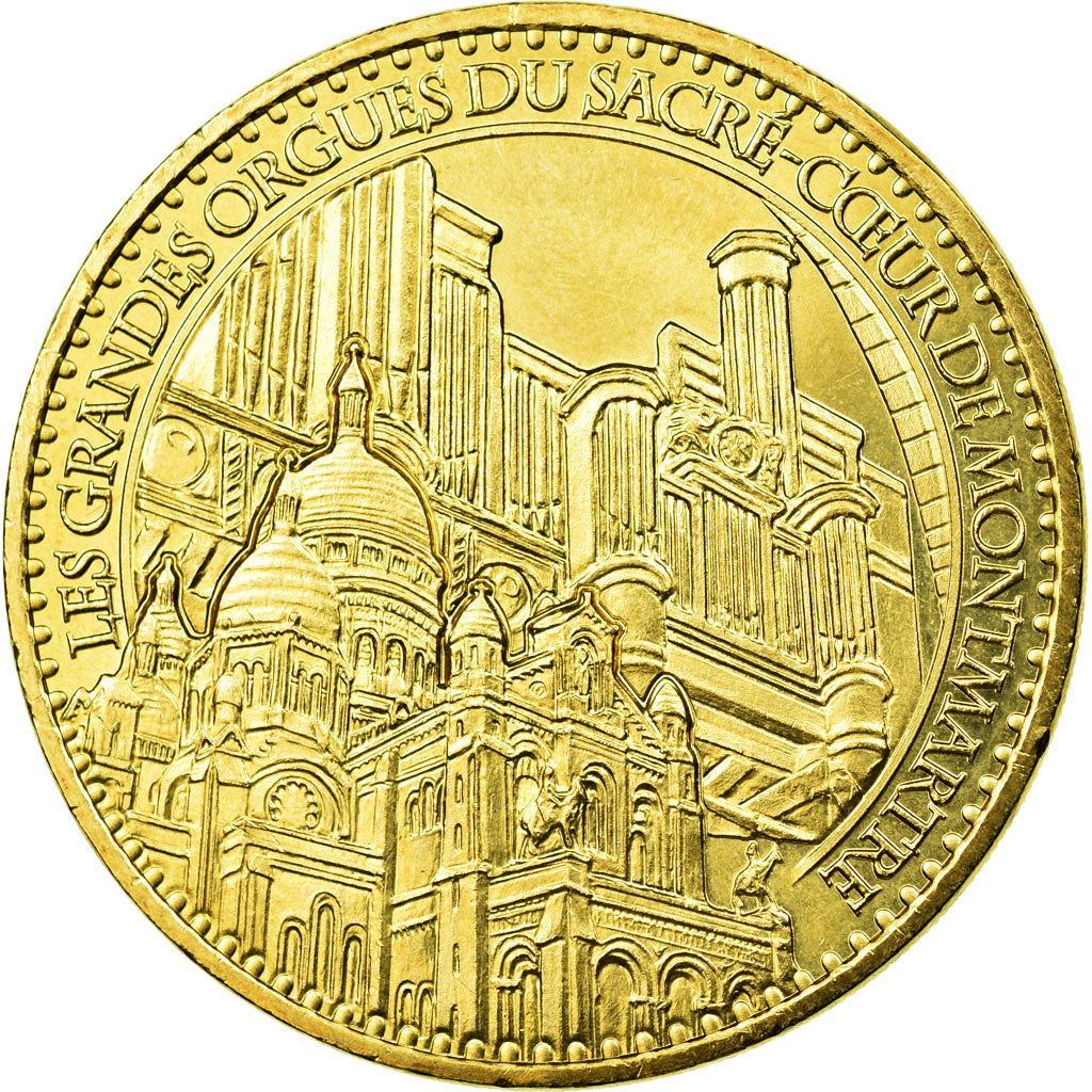 France, Token, Touristic token, Paris - Sacré-Coeur de Montmartre n° 10, 2014