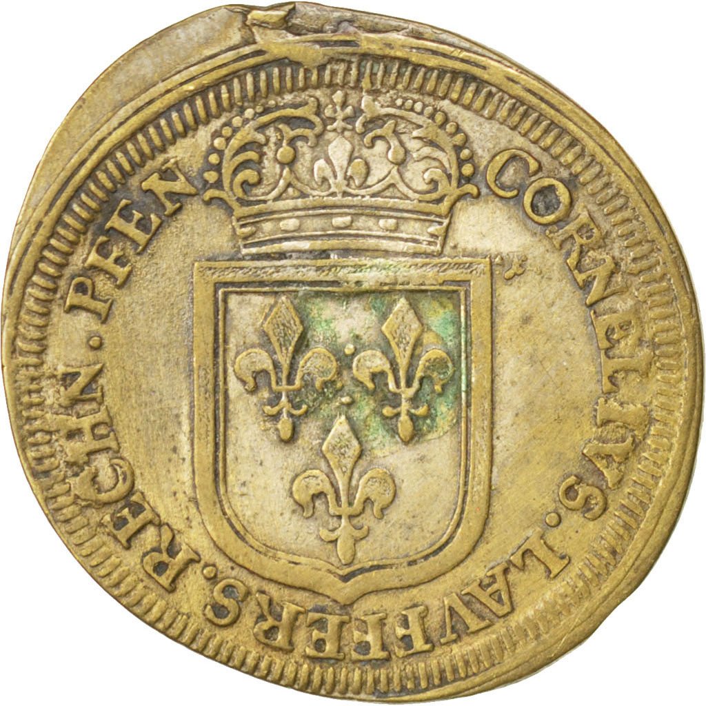 France, Royal, Token, AU(55-58), Brass, 27, 2.20