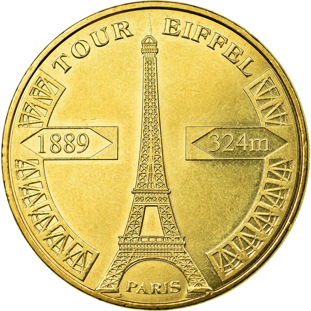 France, Token, Touristic token, Paris - Tour Eiffel n°4, 2008, MDP, AU(55-58)