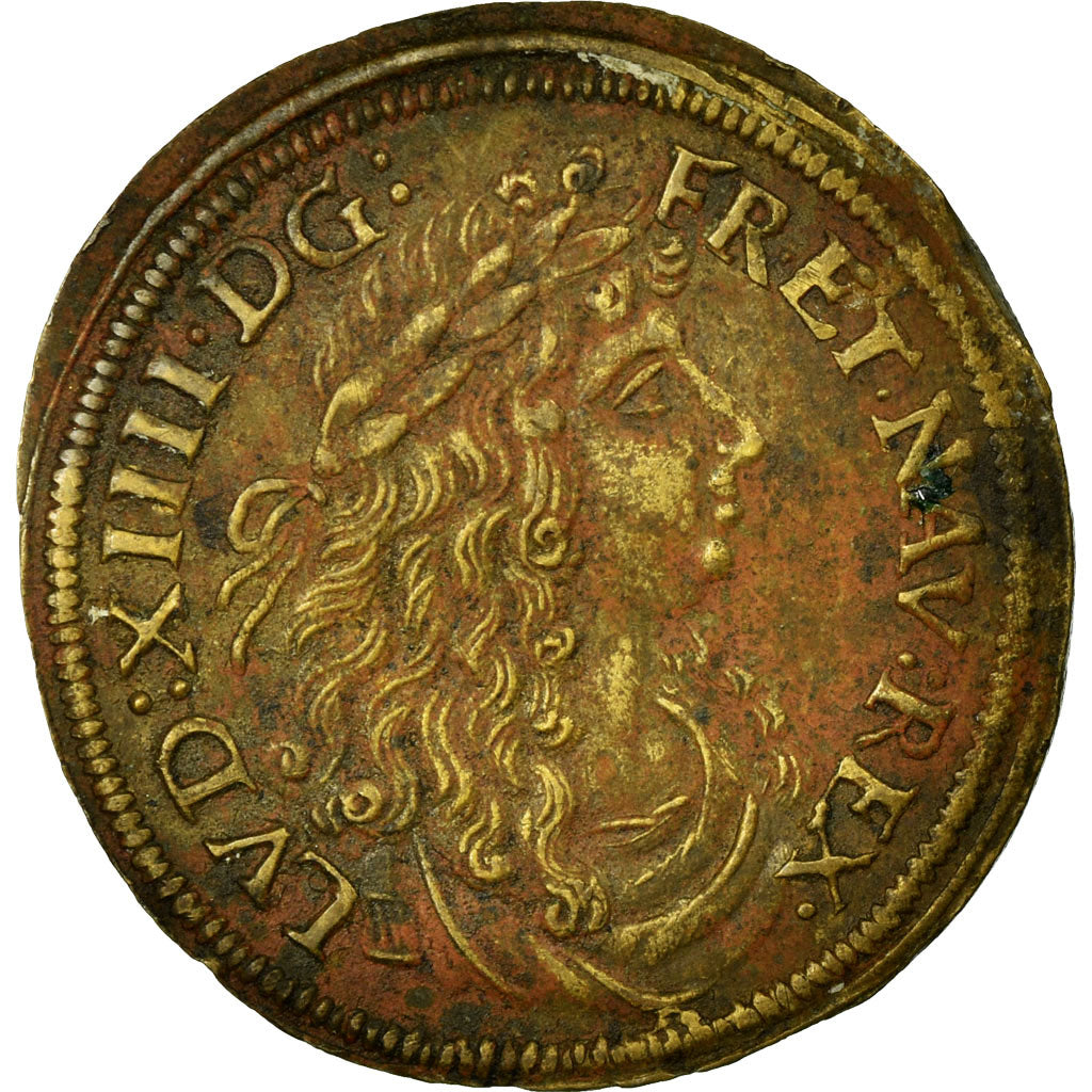 France, Token, Royal, AU(50-53), Brass