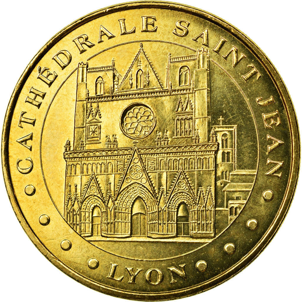 France, Token, Touristic token, Lyon - Cathédrale Saint Jean n°1, 2010, MDP