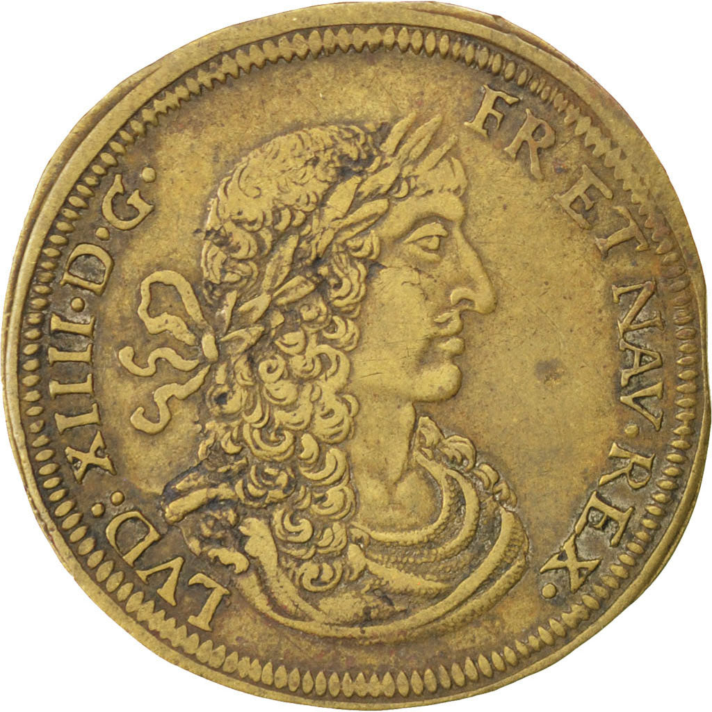 France, Royal, Token, AU(50-53), Brass, 29, 3.60