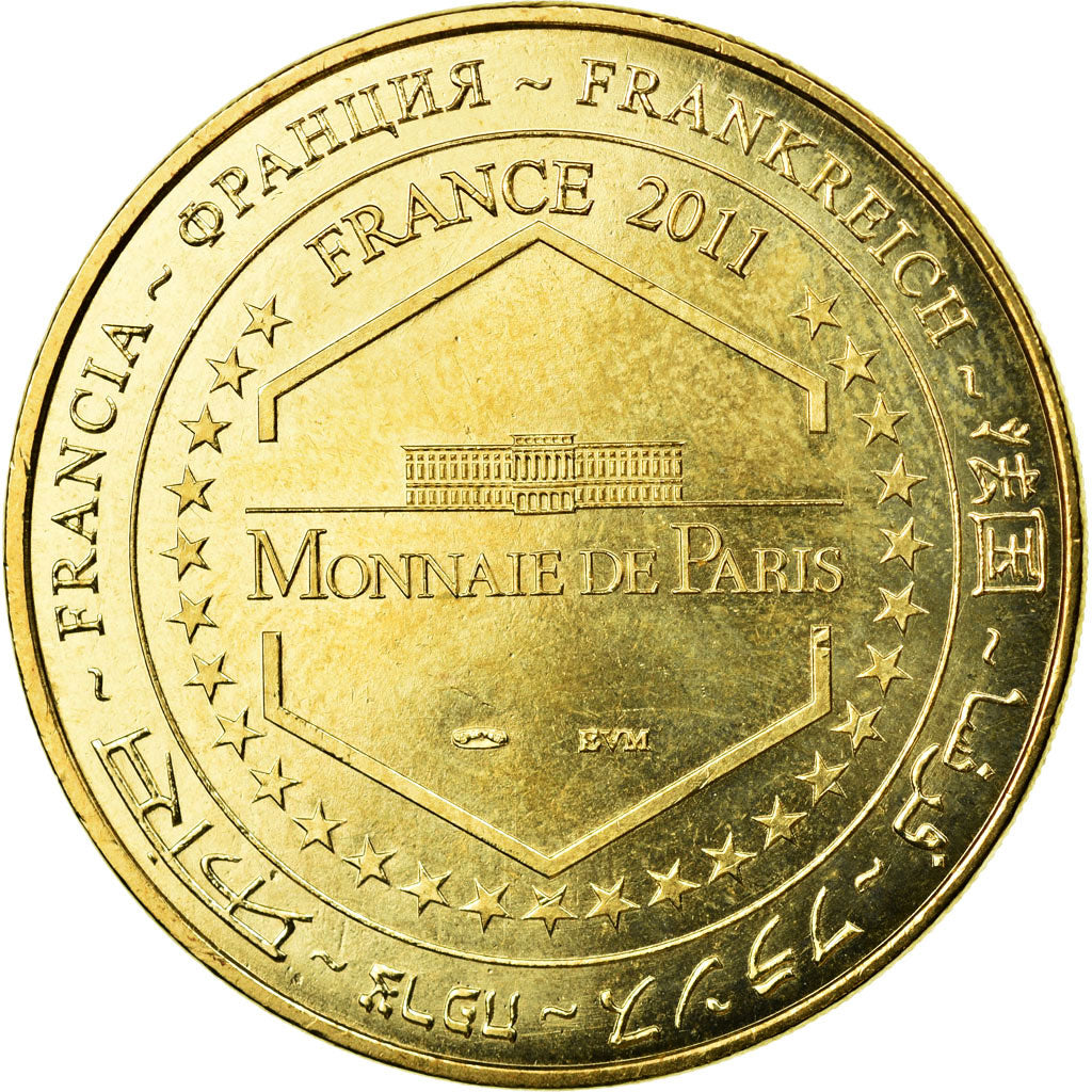 France, Token, Paris - Tour Eiffel n°6, 2011, MDP, AU(55-58), Cupro-nickel