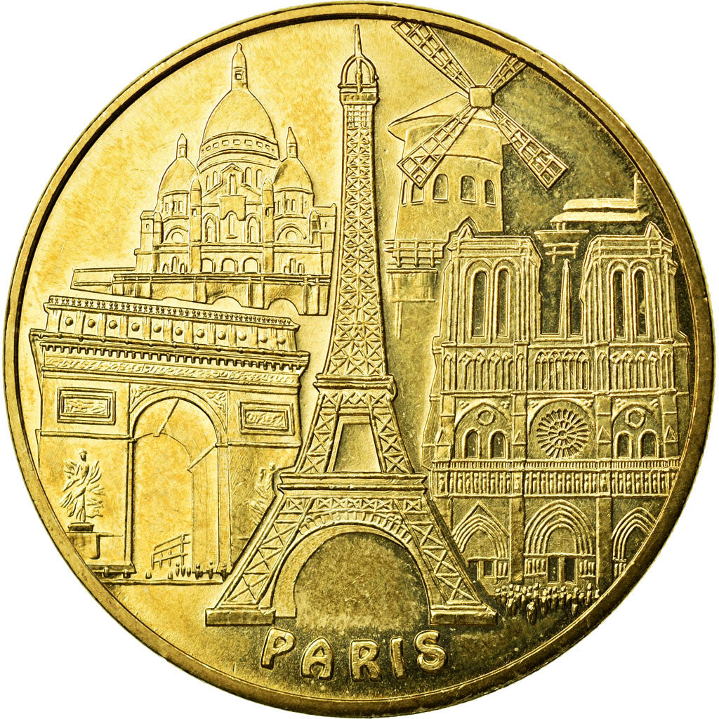 France, Token, Paris - Tour Eiffel n° 3 - les 5 monuments, 2008, MDP