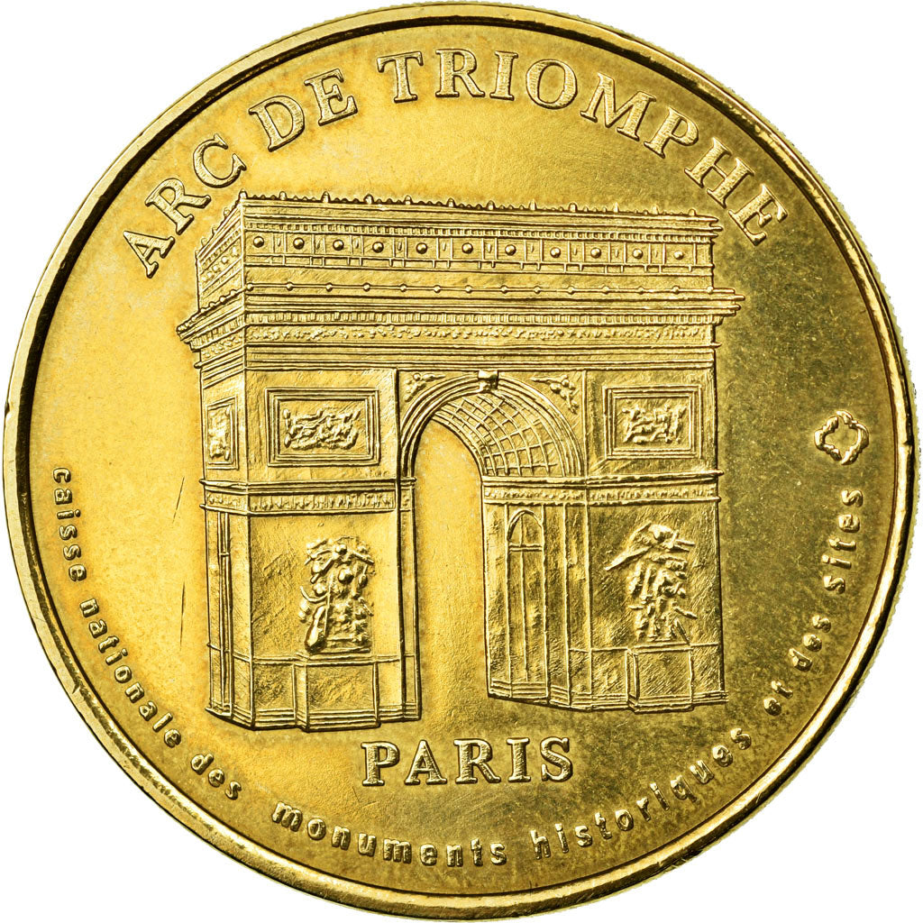 France, Jeton, 75/ Paris - Arc de Triomphe, 2000, MDP, SUP, Cupro-nickel