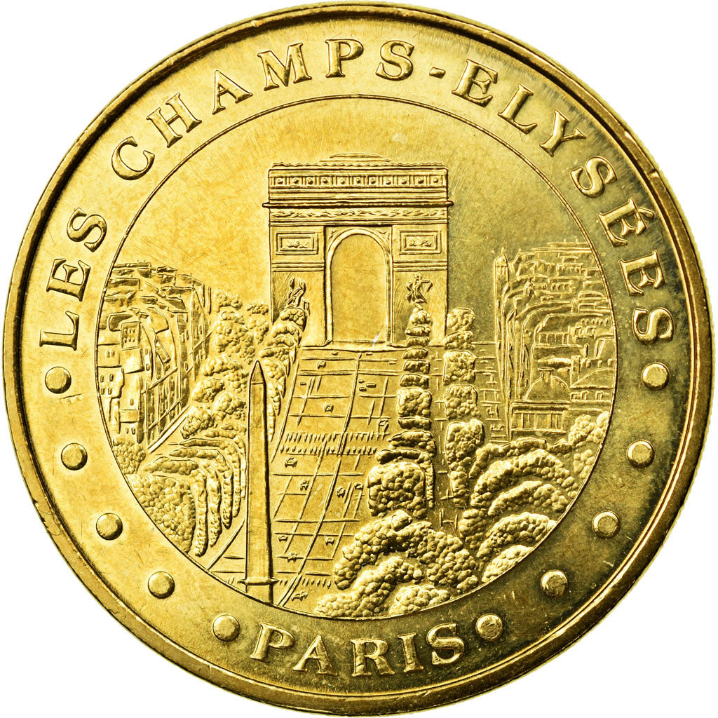 France, Token, Paris - Les Champs Elysées, 2010, MDP, AU(55-58), Cupro-nickel