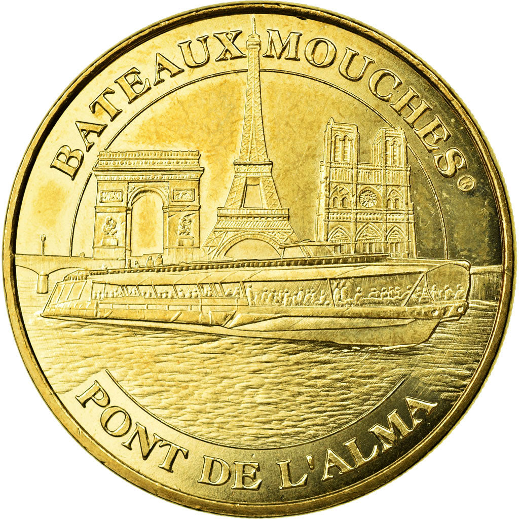 France, Token, Paris - Les bateaux mouches - Pont de l'Alma, 2011, MDP