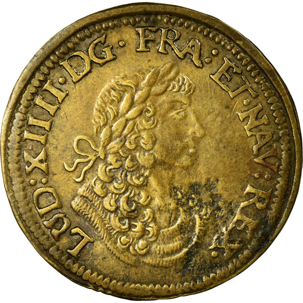 France, Token, Royal, AU(50-53), Brass