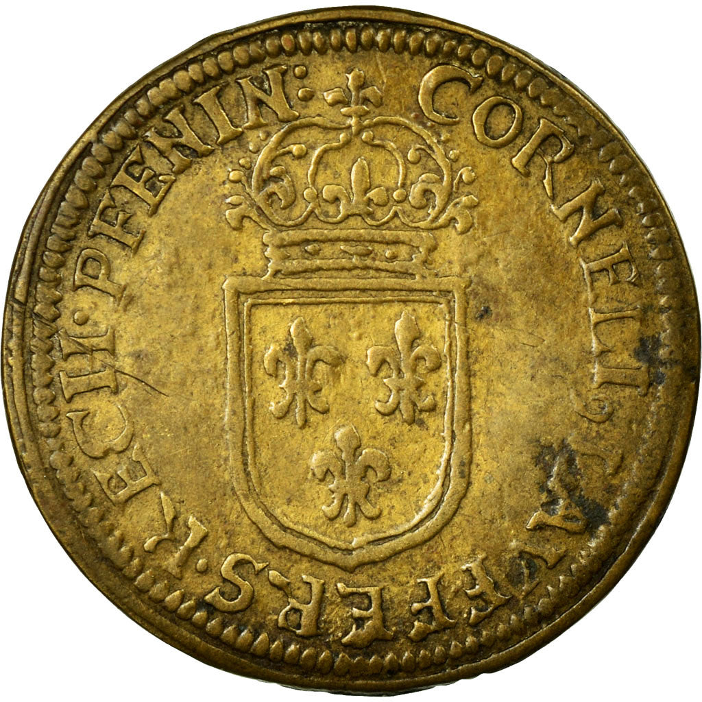 France, Token, Royal, AU(50-53), Brass