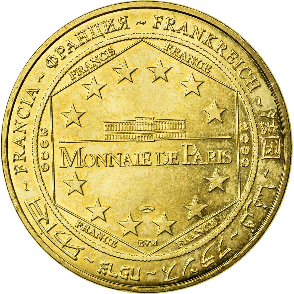 France, Token, Disneyland n°3 - Main Street, 2009, MDP, AU(55-58), Cupro-nickel
