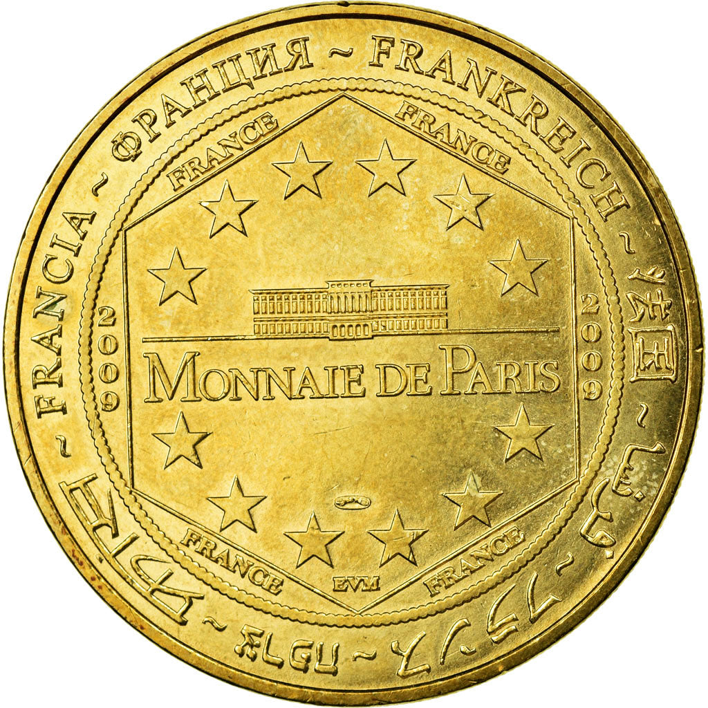 Francia, Token, Disneyland n° 17 - Resort Paris, 2009, MDP, EBC, Aluminio y