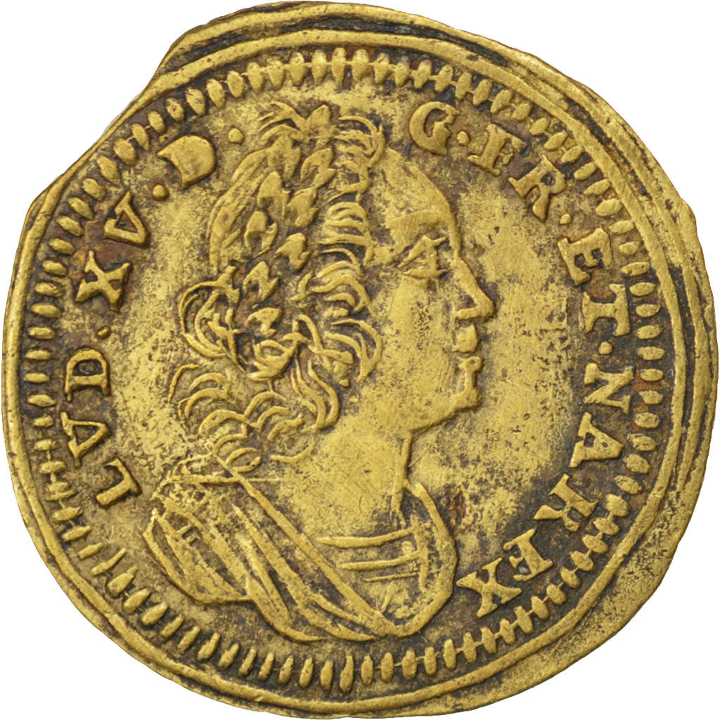 France, Royal, Token, AU(50-53), Brass, 20, 1.20