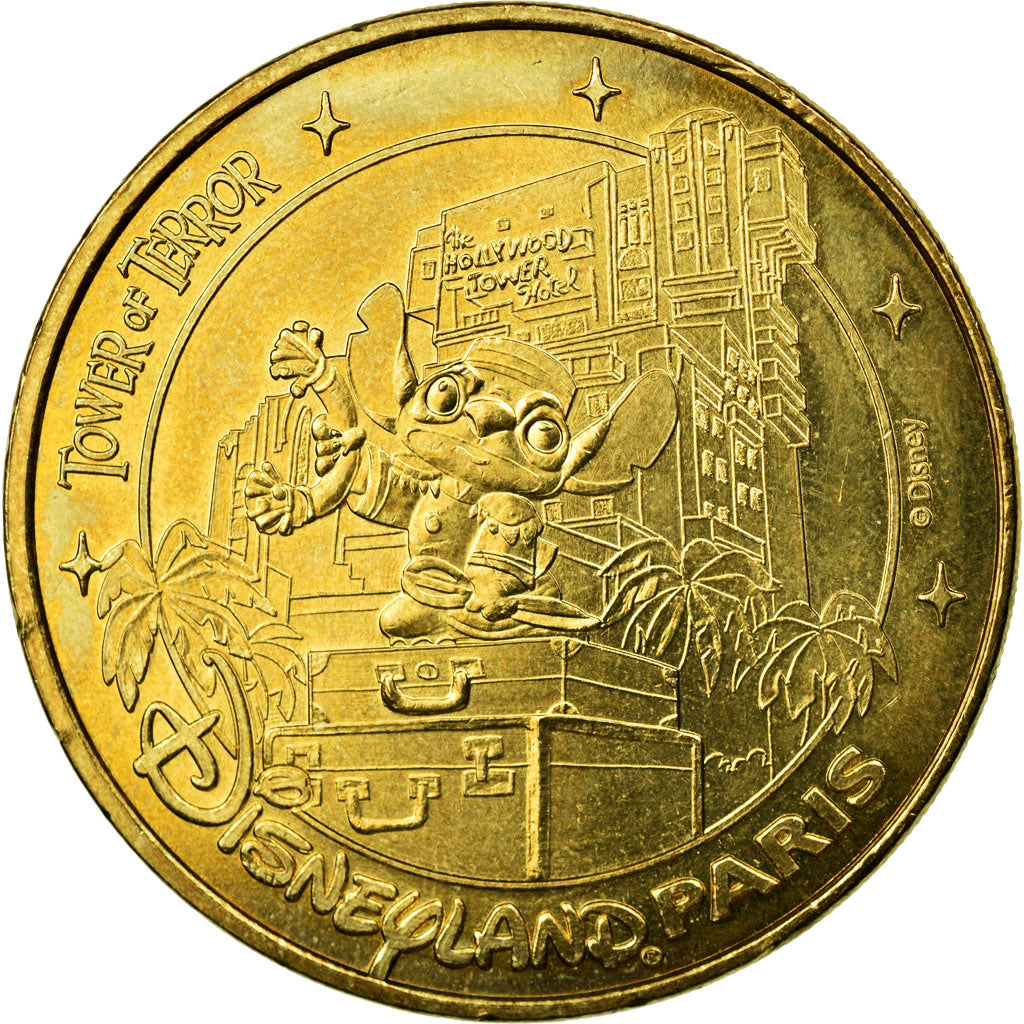 Francia, Token, disneyland n°25 - Stitch Tower of Terror, 2010, MDP, EBC