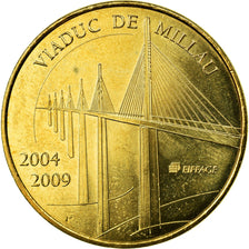 France, Jeton, Millau - Viaduc n°2, 2009, MDP, SUP, Cupro-nickel Aluminium