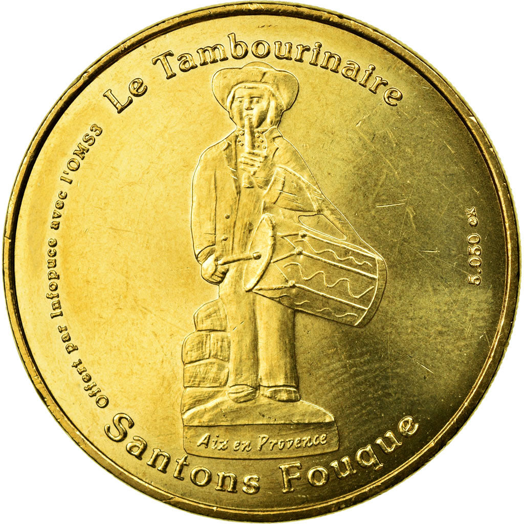 Francia, Token, Marseille - Infopuce OMS n° 3 - Fouque le tambourinaire, 2010