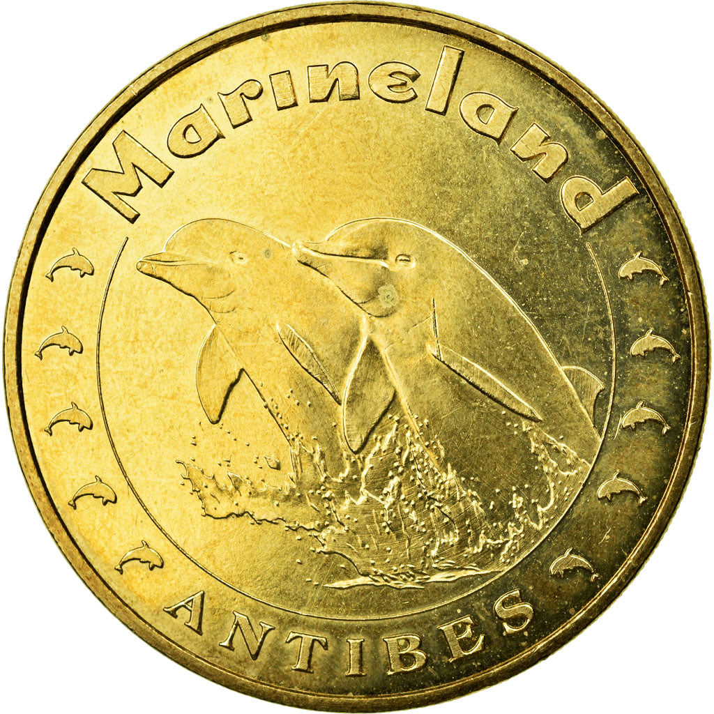 France, Jeton, Antibes -  Marineland n°4, 2008, MDP, SUP, Cupro-nickel