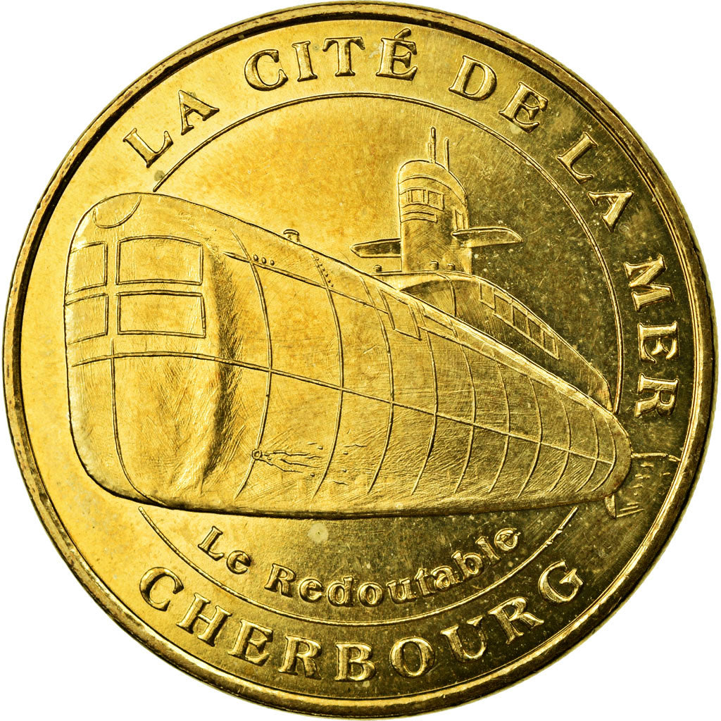 France, Jeton, Cherbourg - Cité de la Mer n°2 - le redoutable, 2007, MDP, SUP