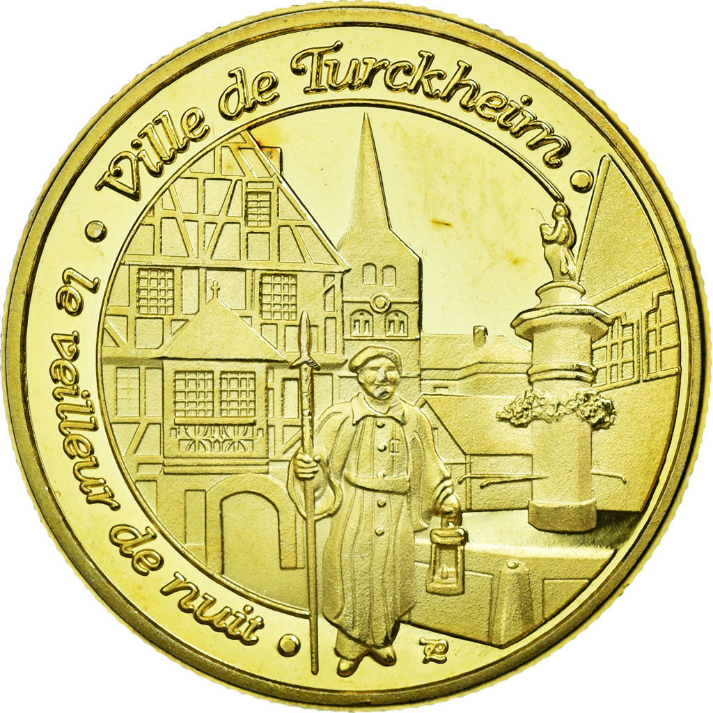 France, Token, Touristic token, Turckheim - Le veilleur de nuit, Souvenirs et