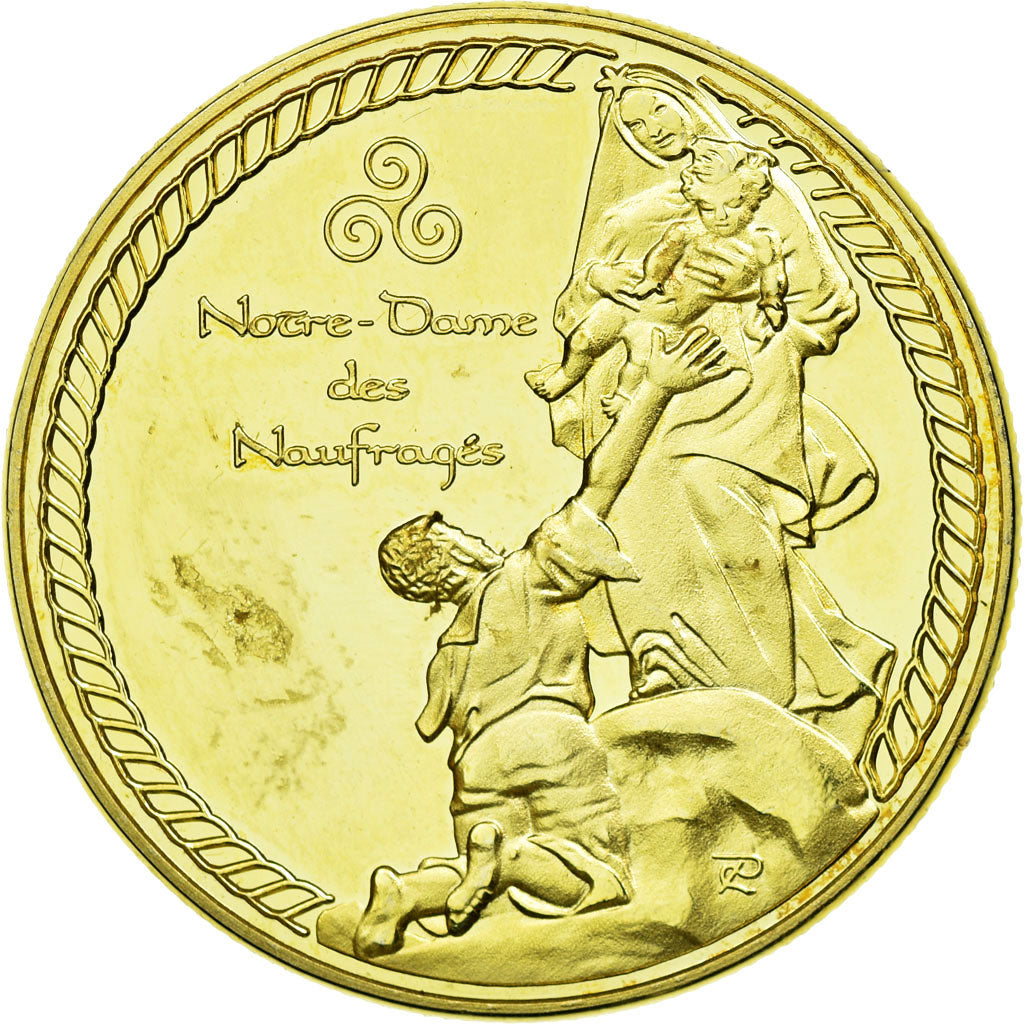 Francia, Token, Touristic token, Bretagne - La Pointe du Raz - Notre Dame des