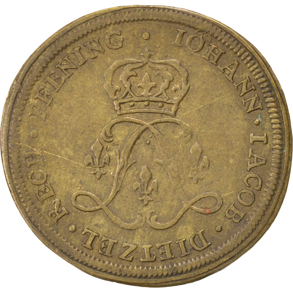 France, Royal, Token, VF(30-35), Brass, 26, 1.90