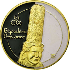 France, Token, Touristic token, Bretagne - La bigoudène bretonne, Souvenirs et
