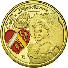 France, Token, Touristic token, Alsace - La coiffe alsacienne, Souvenirs et