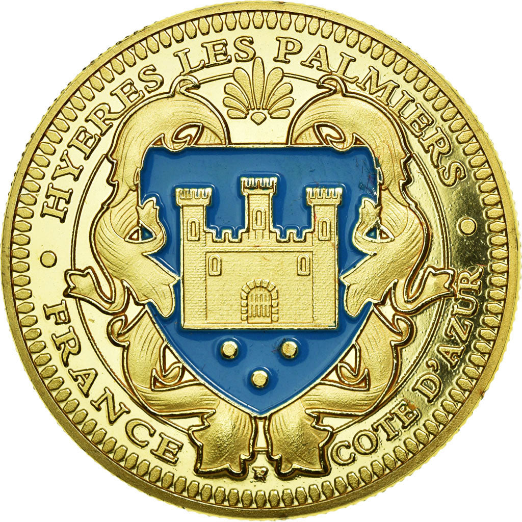 France, Token, Touristic token, Hyères-les-Palmiers - Place Massillon
