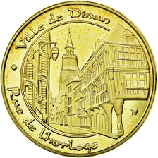 France, Jeton, Jeton Touristique, Dinan - Rue de l'horloge, Souvenirs et