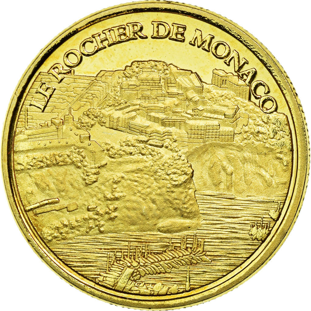 France, Token, Touristic token, Monaco - Le Rocher de Monaco, Souvenirs et